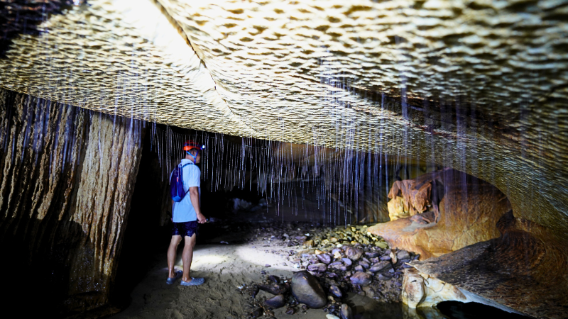 Tour thám hiểm hang Thẩm Phày 1 ngày