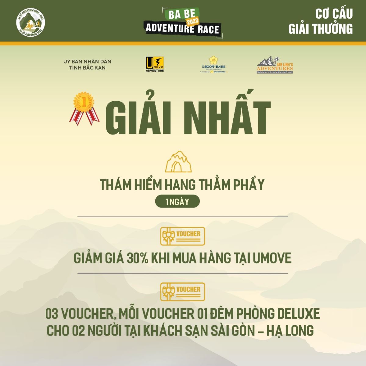 Giải đua Ba Bể Adventure Race 2023 diễn ra tháng 11
