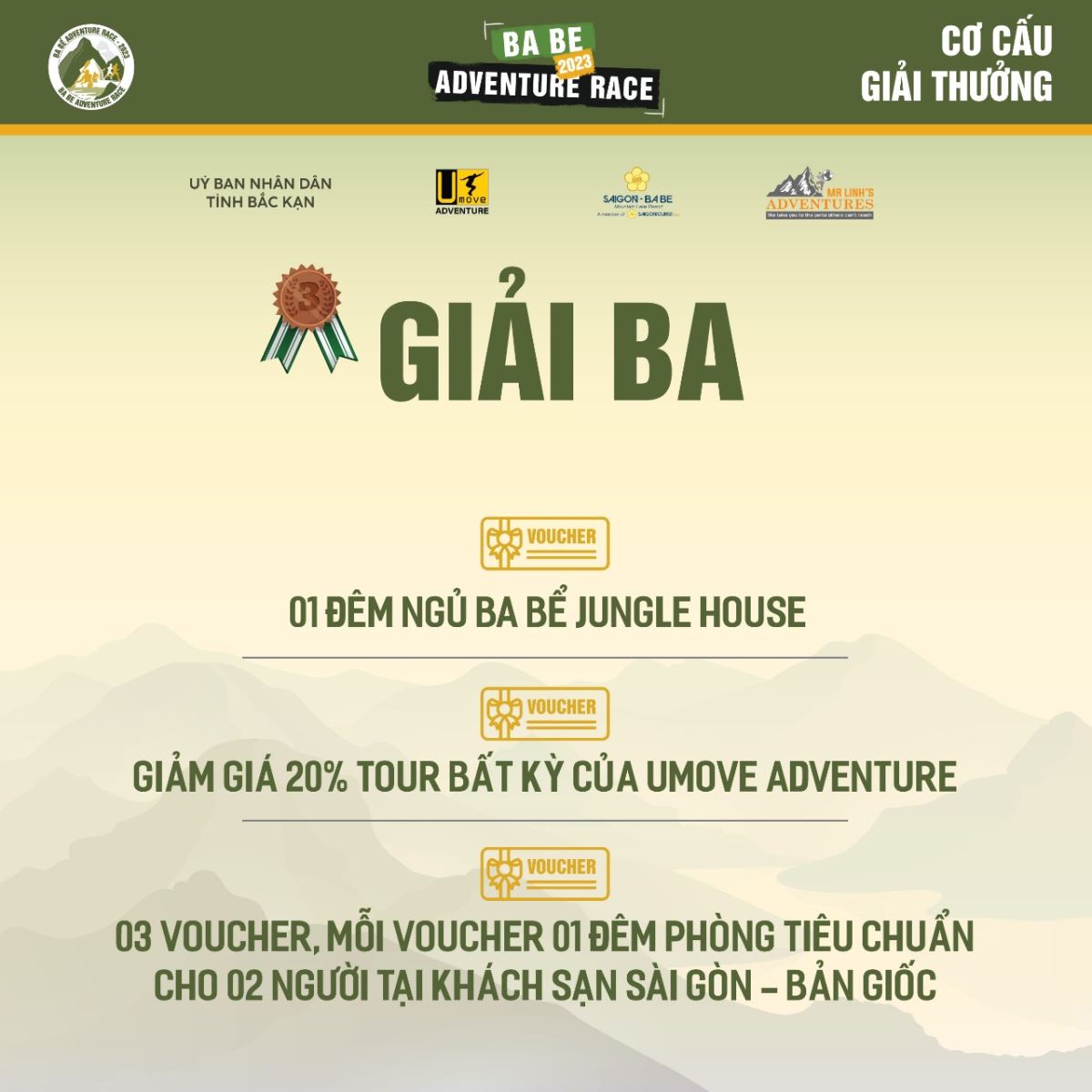 Giải đua Ba Bể Adventure Race 2023 diễn ra tháng 11